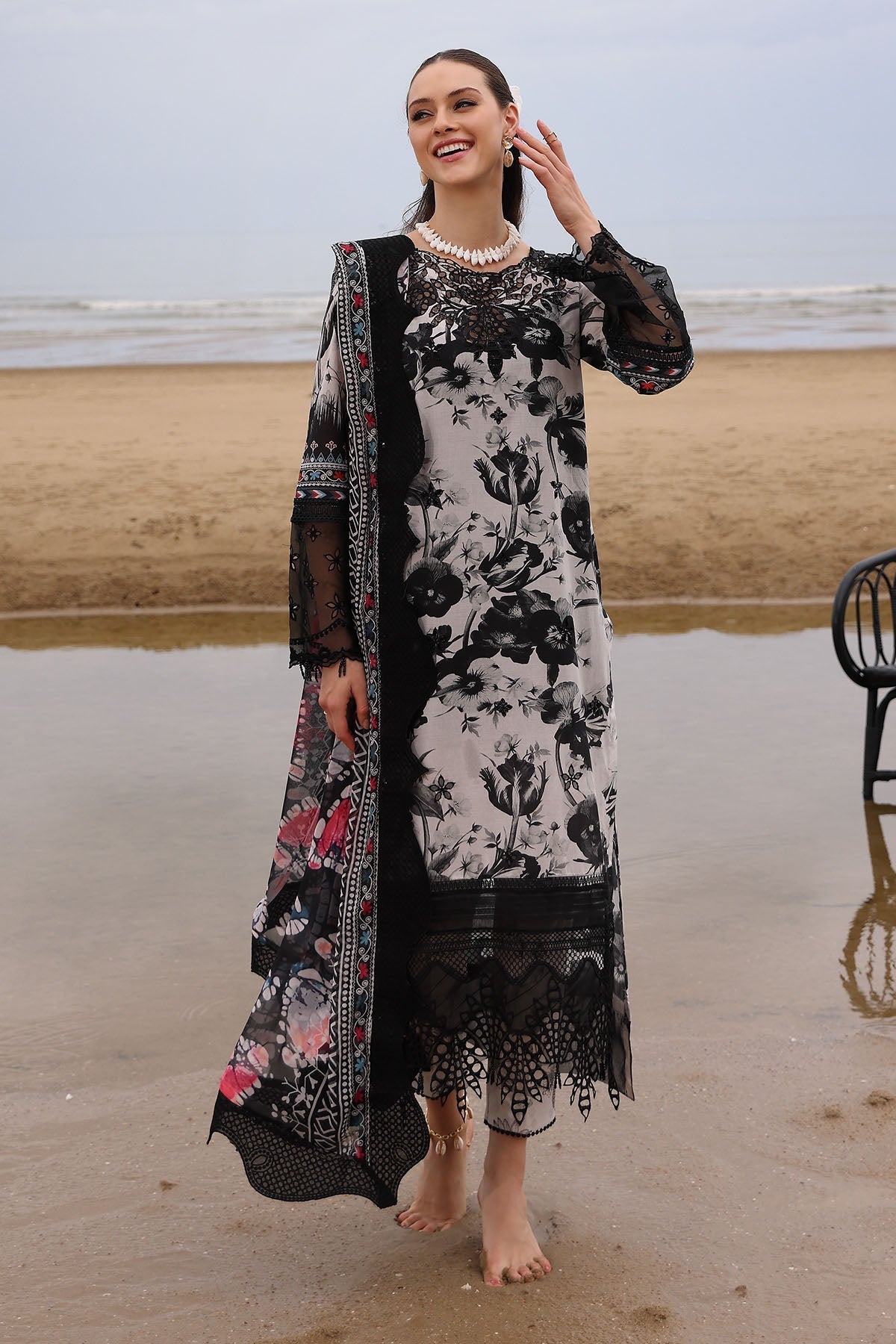 Nureh | Gardenia Embroidered Lawn 25 | NSG-175 -   Ladies Clothes -  Saira Saqlain