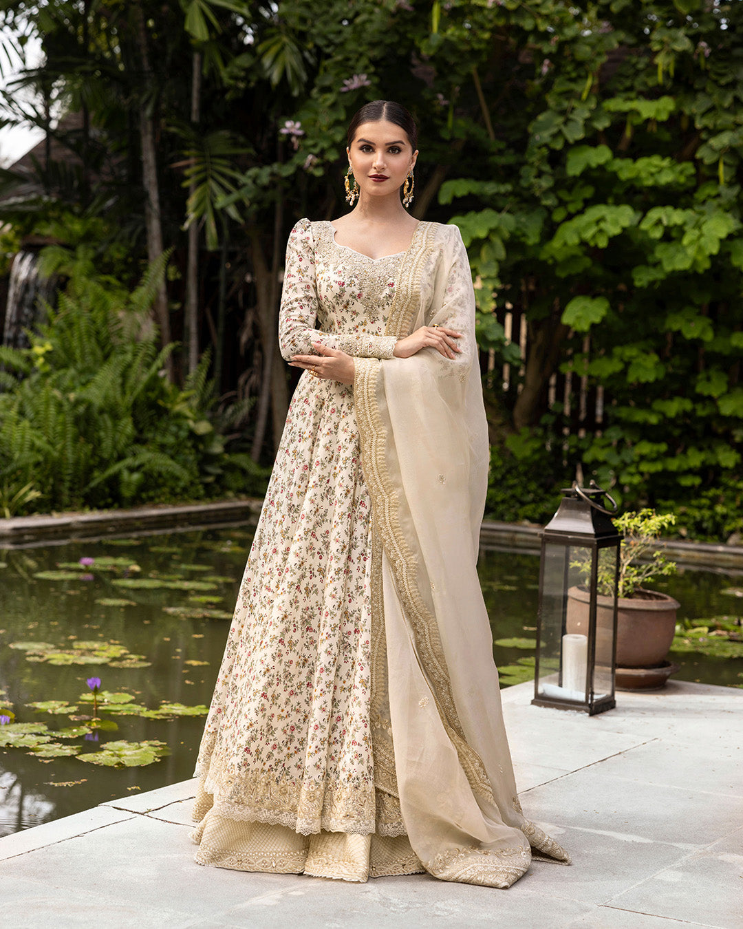 Faiza Saqlain | Zinnia Lawn 25 | Vinika -  Faiza Saqlain Ladies Clothes -  House of Maryam