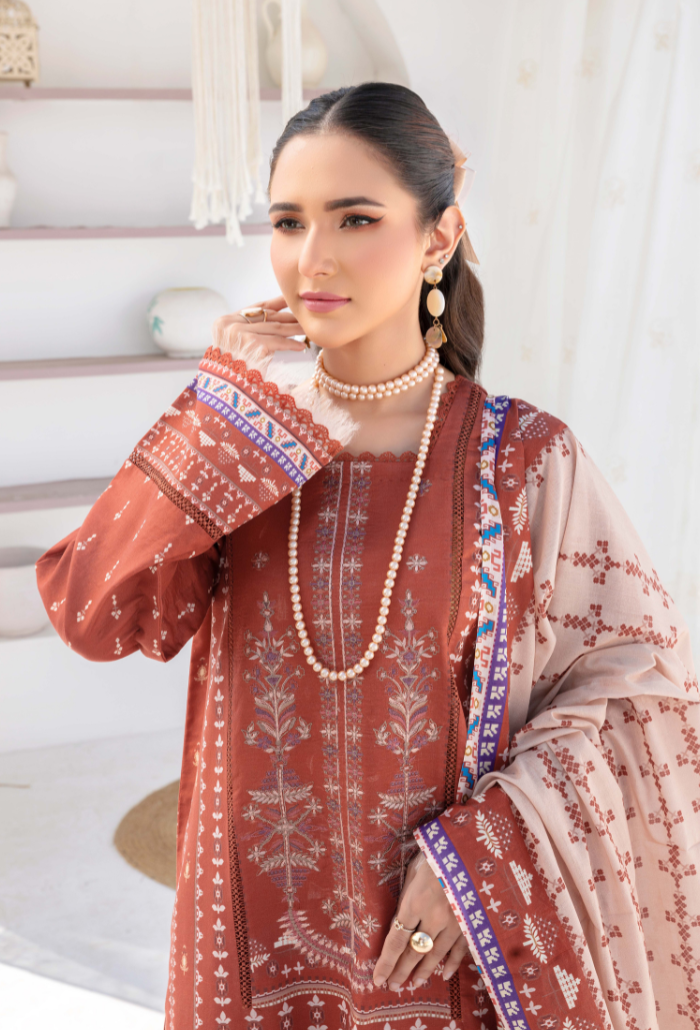 Humdum | Saira Bano Lawn 24 | D03 - Saira Saqlain