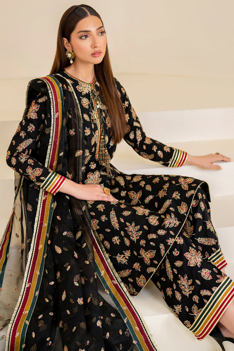 Jazmin | Formals Collection | Raw Silk UR-7023 - Saira Saqlain