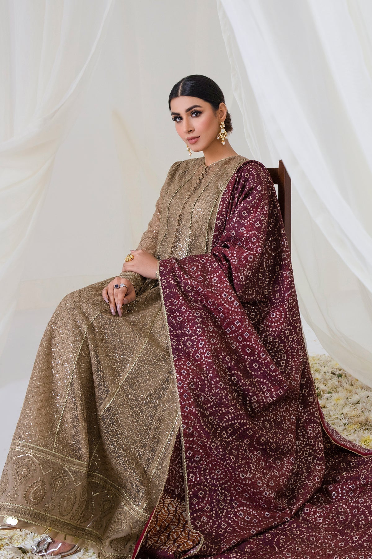 Jazmin | Embroidered Collection | HAZEL HYPE - Saira Saqlain