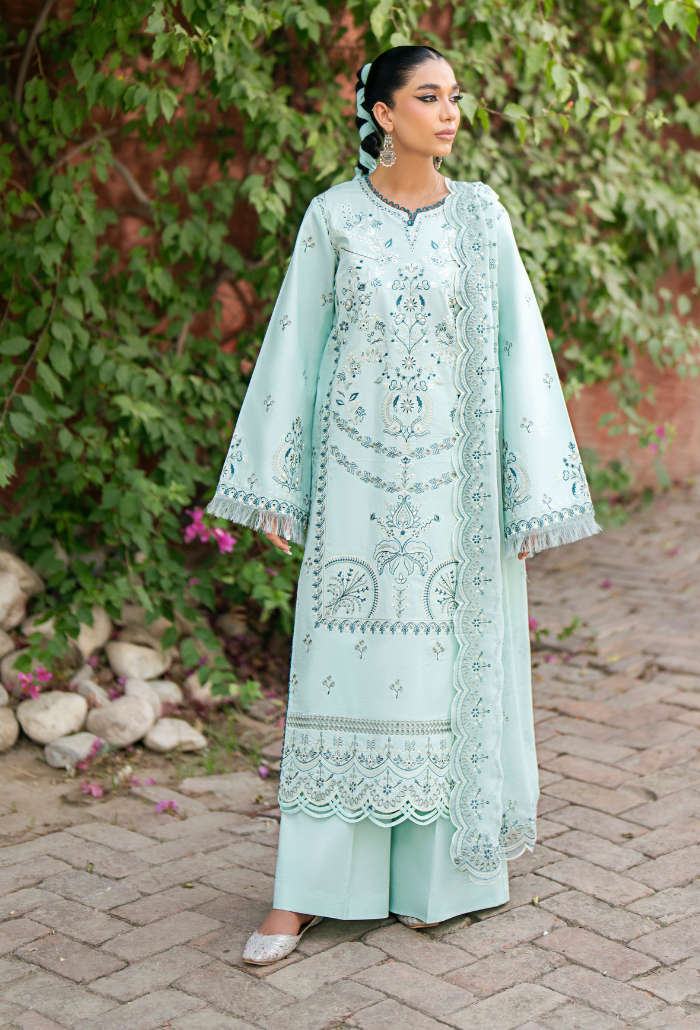 Humdum | Selin Lawn 25 | Selin - D06 -   Ladies Clothes -  Saira Saqlain