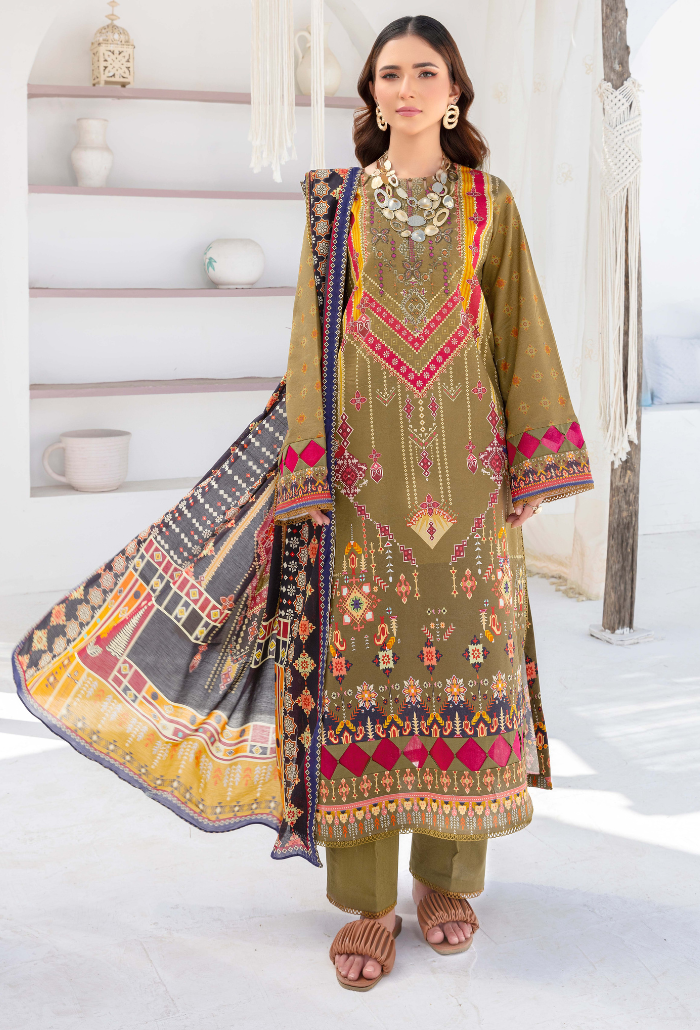 Humdum | Saira Bano Lawn 24 | D06 - Saira Saqlain