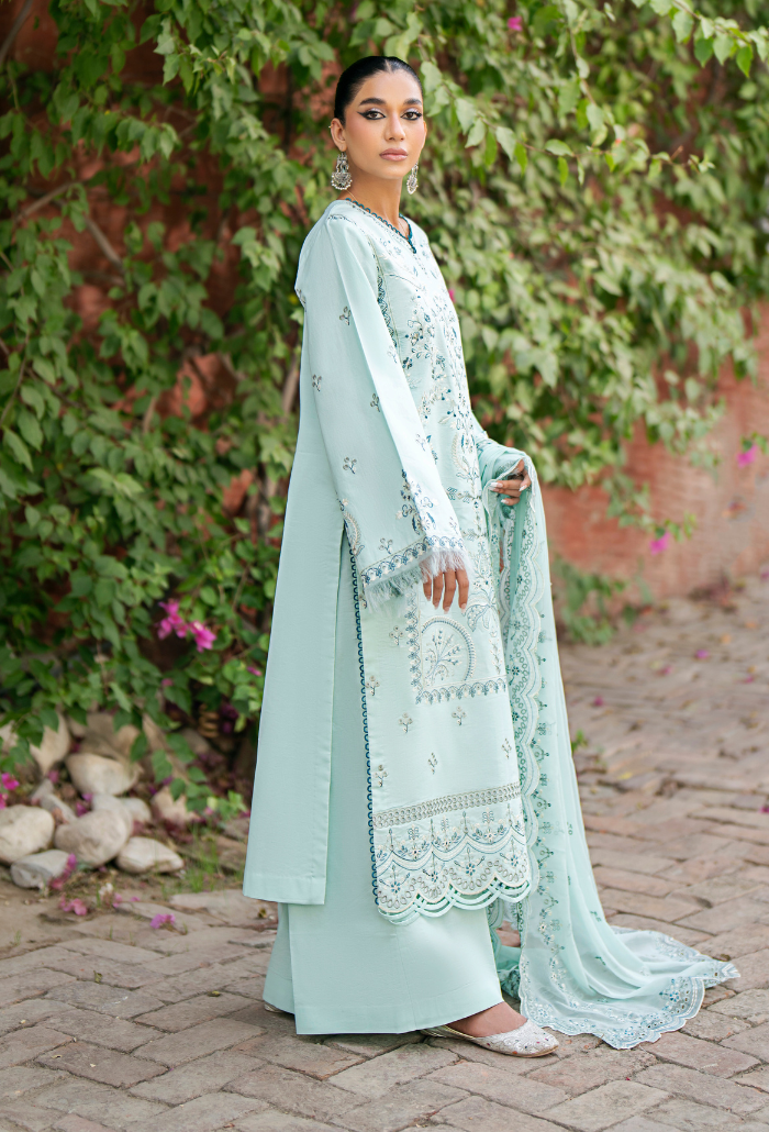 Humdum | Selin Lawn 25 | Selin - D06 -   Ladies Clothes -  Saira Saqlain