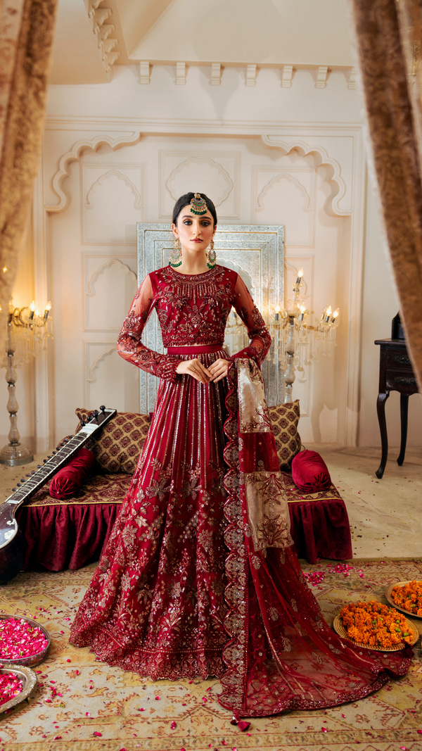 Zebtan | Zircon Wedding Formals | ANARKALI ZQ-09 - Saira Saqlain