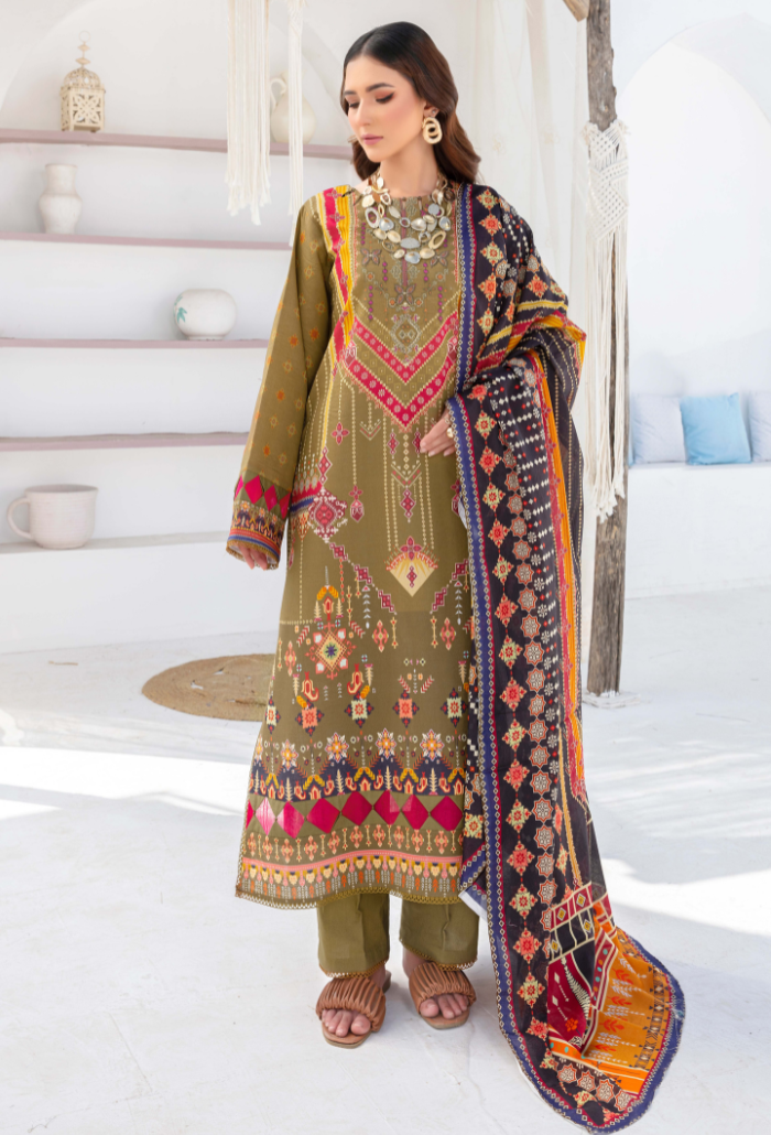 Humdum | Saira Bano Lawn 24 | D06 - Saira Saqlain