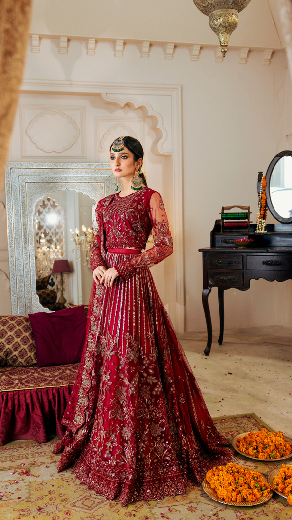 Zebtan | Zircon Wedding Formals | ANARKALI ZQ-09 - Saira Saqlain
