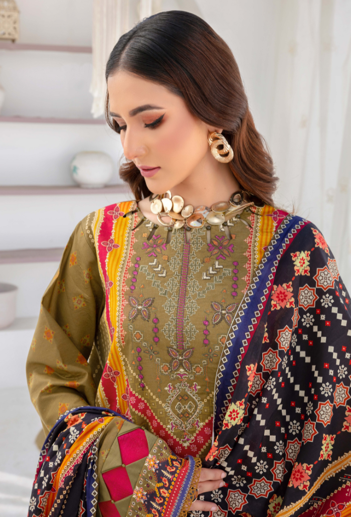 Humdum | Saira Bano Lawn 24 | D06 - Saira Saqlain