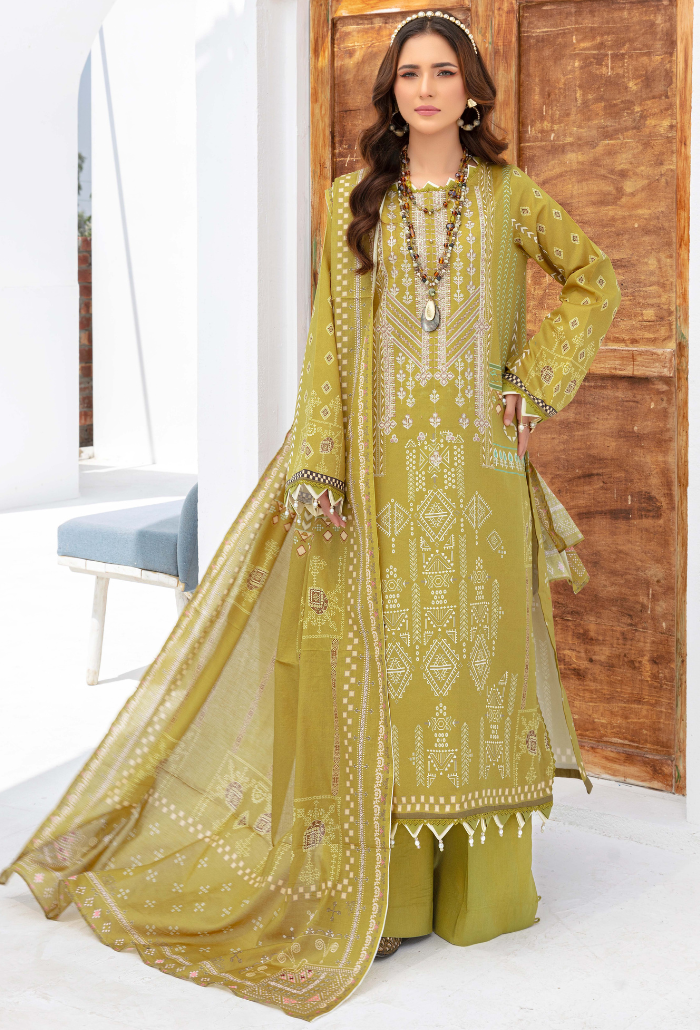 Humdum | Saira Bano Lawn 24 | D04 - Saira Saqlain