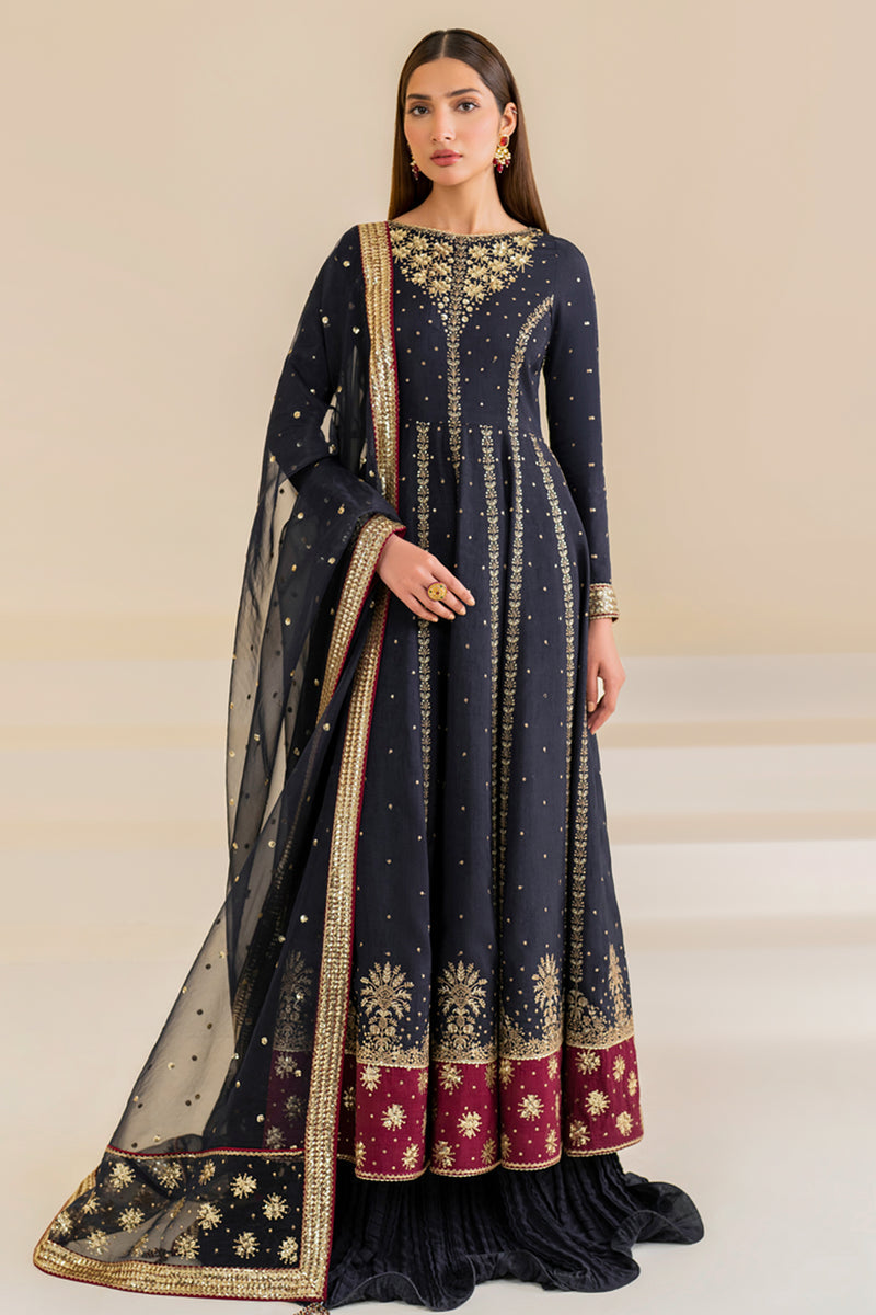 Jazmin | Formals Collection | Raw Silk UR-7019 - Saira Saqlain