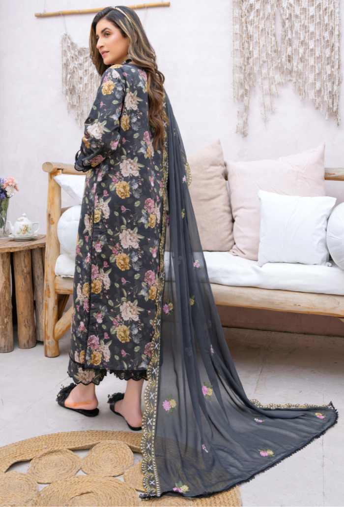 Humdum | Gardenia Lawn 24 | PLG 3 - D03 - Saira Saqlain