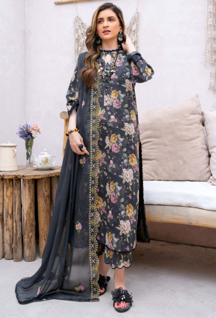 Humdum | Gardenia Lawn 24 | PLG 3 - D03 - Saira Saqlain