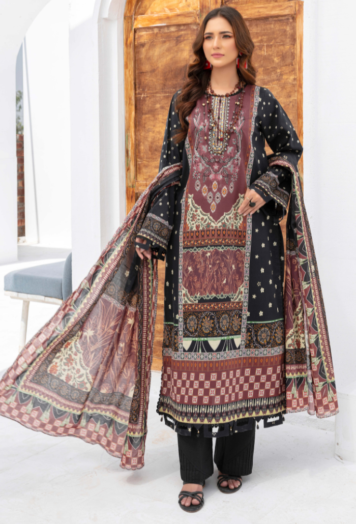 Humdum | Saira Bano Lawn 24 | D09 - Saira Saqlain