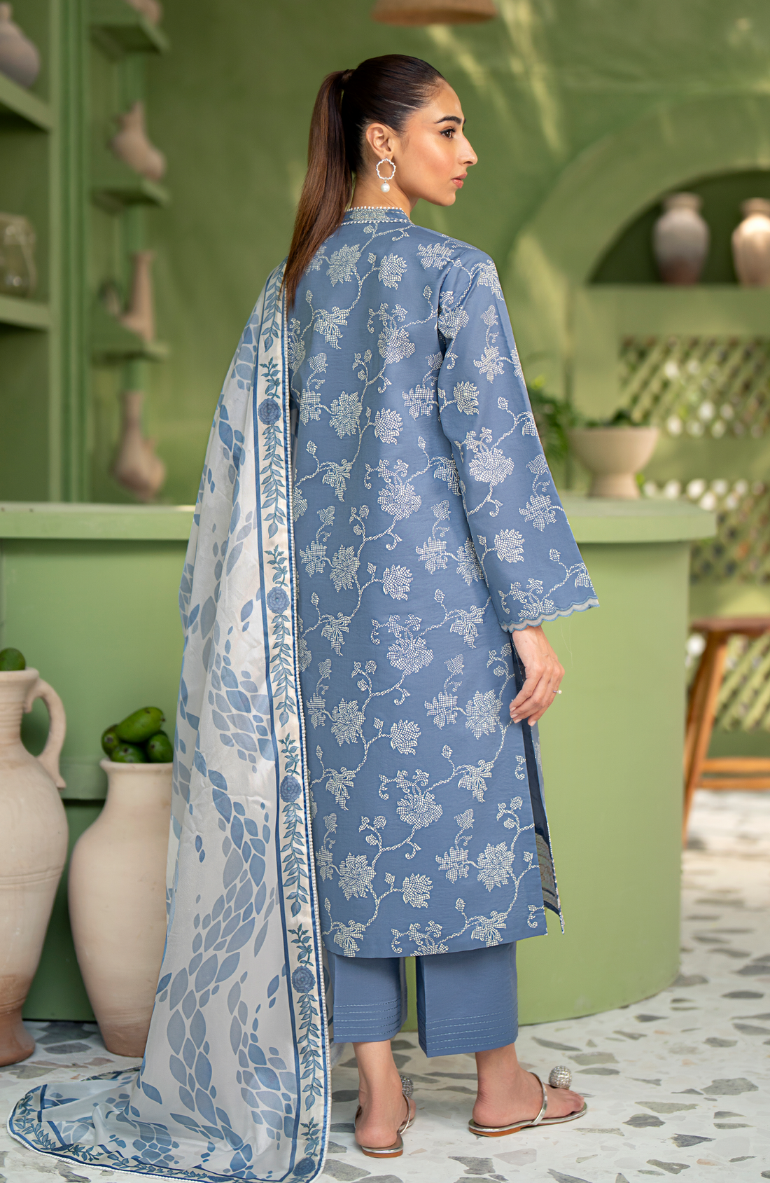 Seran | Artisan Lawn 25 | AEGEAN - Saira Saqlain