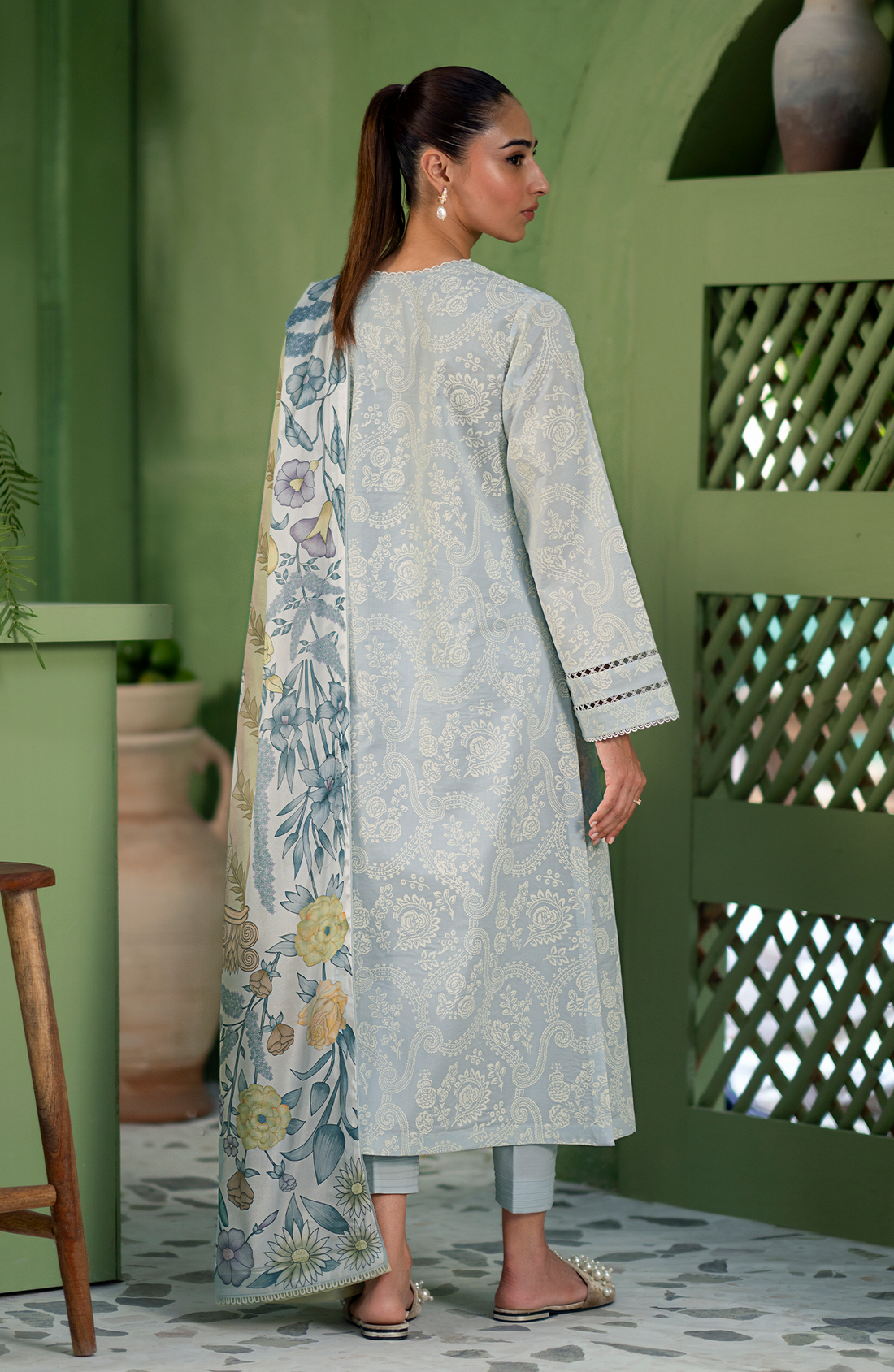 Seran | Artisan Lawn 25 | GLACE - Saira Saqlain