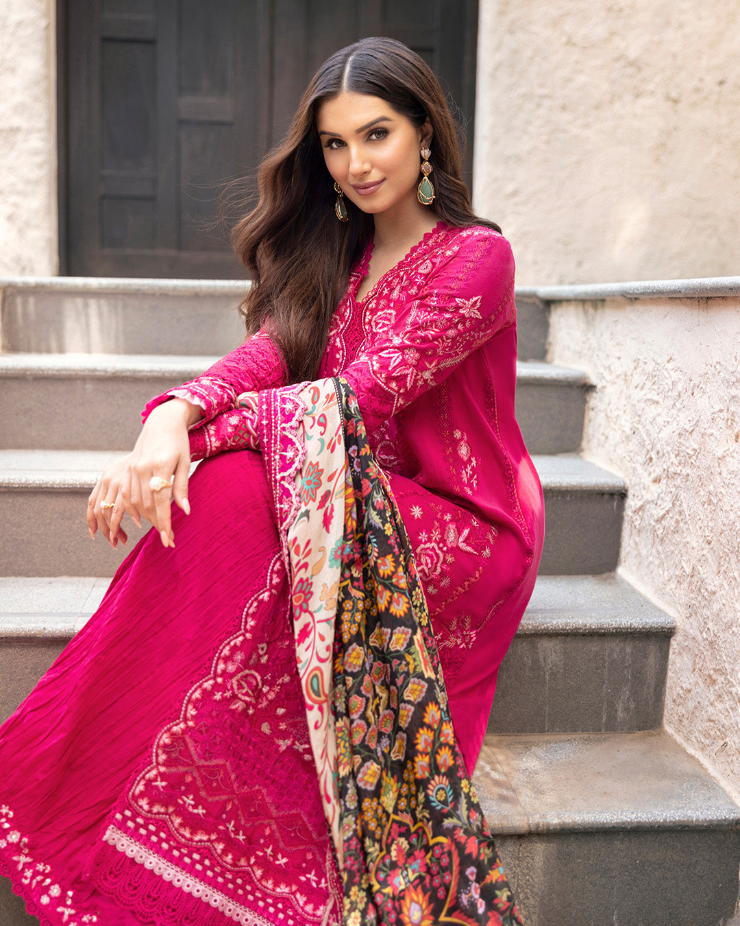 Faiza Saqlain | Zinnia Lawn 25 | Varda -  Faiza Saqlain Ladies Clothes -  House of Maryam