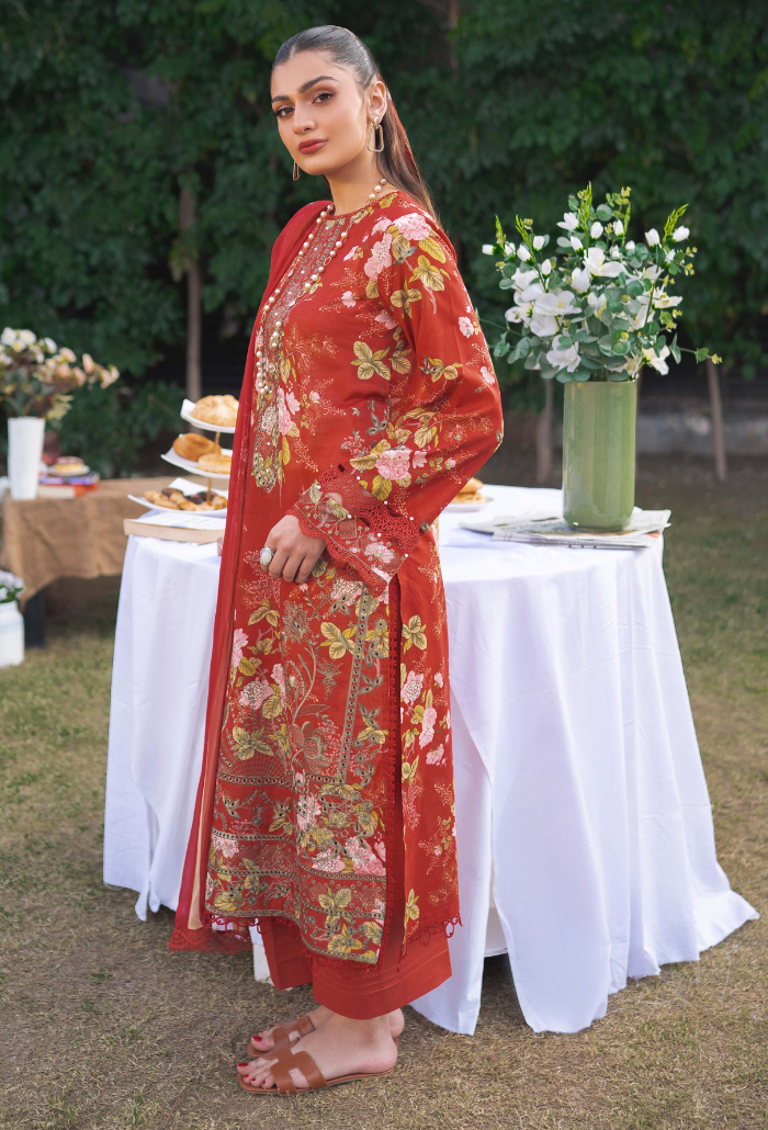 Humdum | Gardenia Lawn 24 | Printkari Lawn PLG 03 - Saira Saqlain