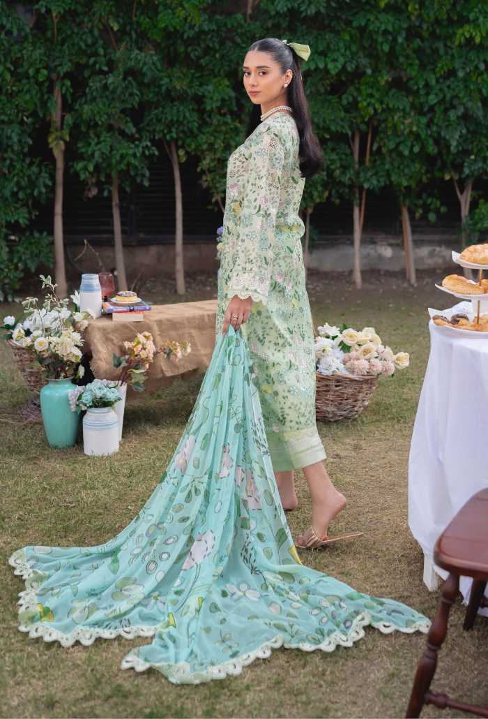 Humdum | Gardenia Lawn 24 | Printkari Lawn PLG 07 - Saira Saqlain