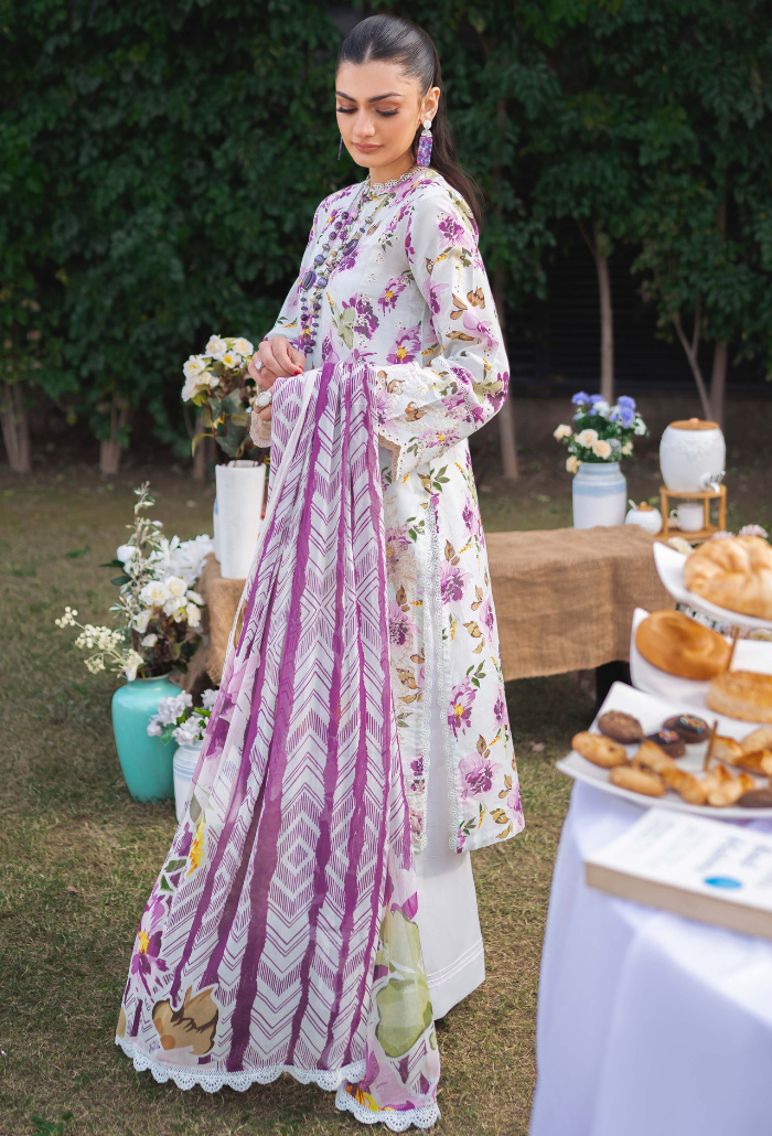 Humdum | Gardenia Lawn 24 | Printkari Lawn PLG 10 - Saira Saqlain