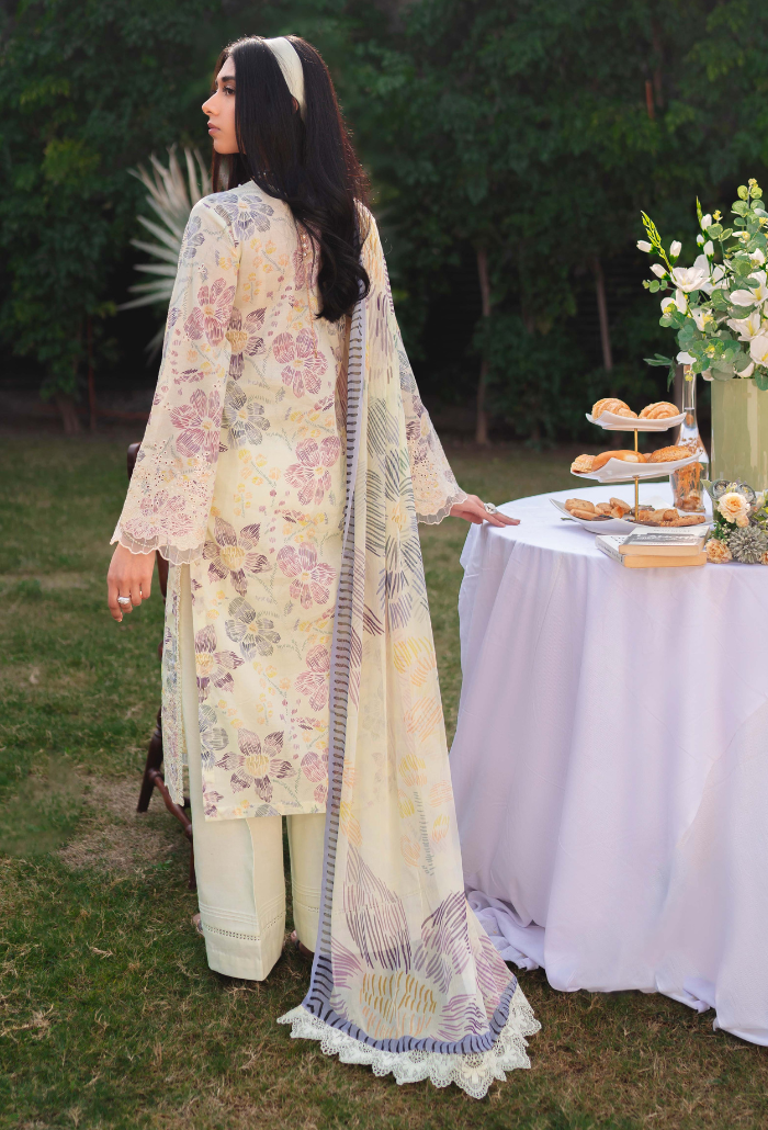 Humdum | Gardenia Lawn 24 |Printkari Lawn - PLG 05 - Saira Saqlain