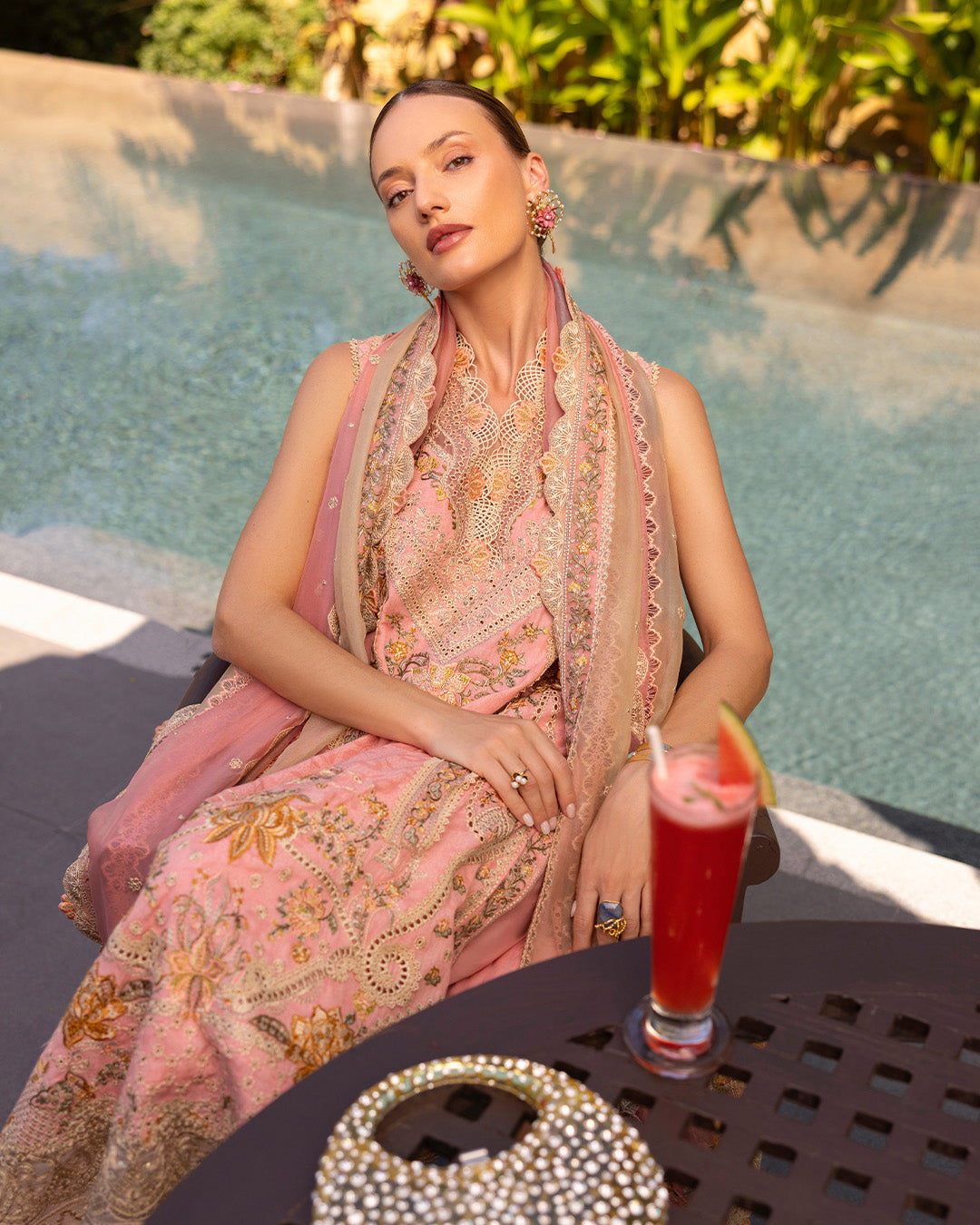 Faiza Saqlain | Zinnia Lawn 25 | Peony -  Faiza Saqlain Ladies Clothes -  House of Maryam