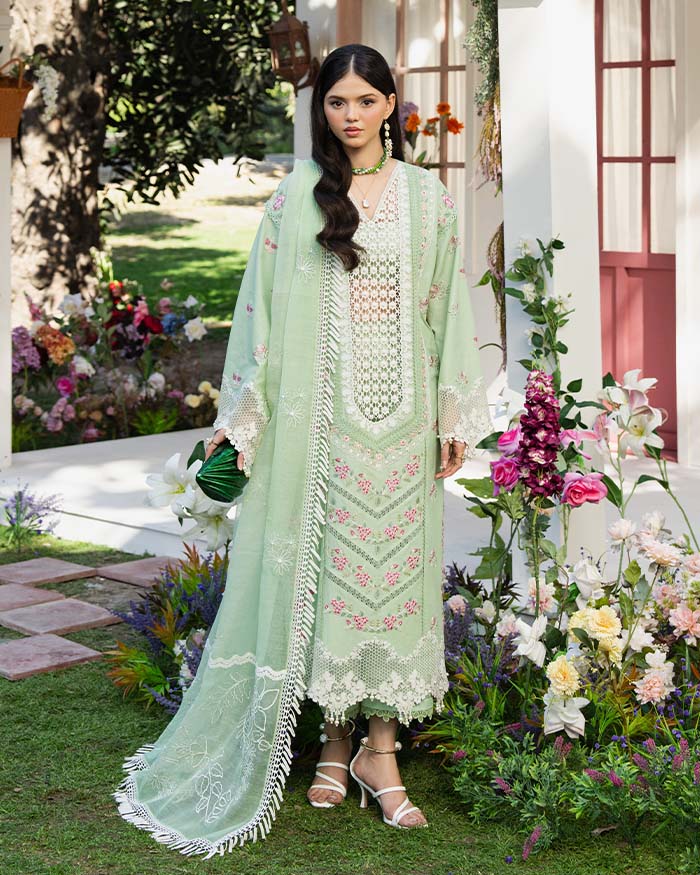 Zevk | Flora Festive Lawn | ROSEMARY -   Ladies Clothes -  Saira Saqlain