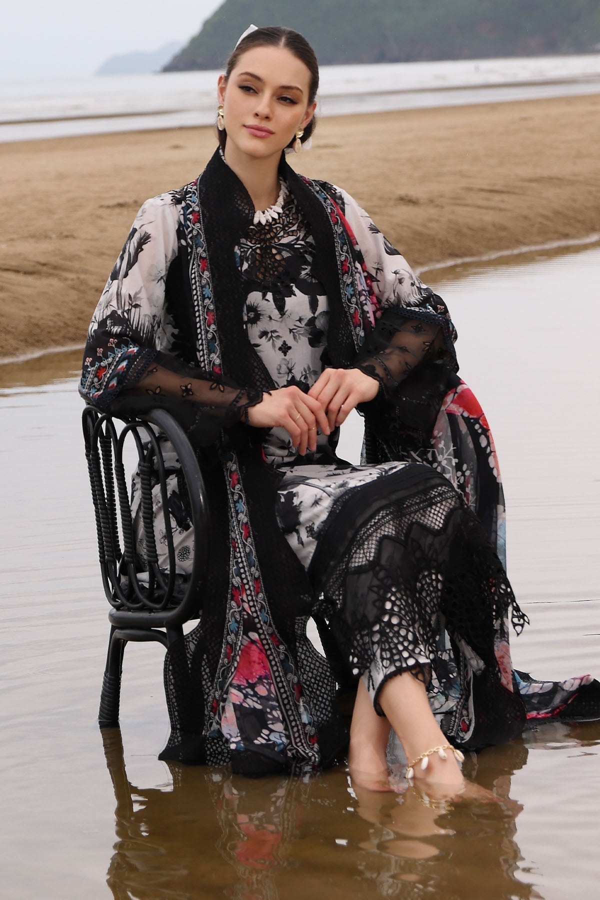 Nureh | Gardenia Embroidered Lawn 25 | NSG-175 -   Ladies Clothes -  Saira Saqlain