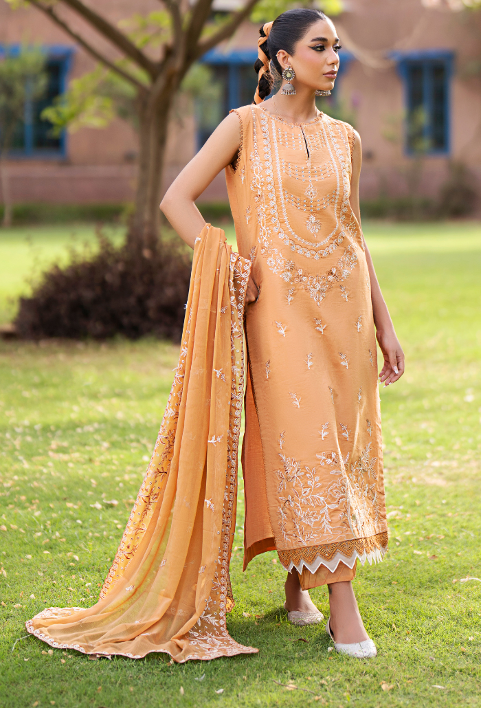 Humdum | Selin Lawn 25 | Selin - D07 -   Ladies Clothes -  Saira Saqlain