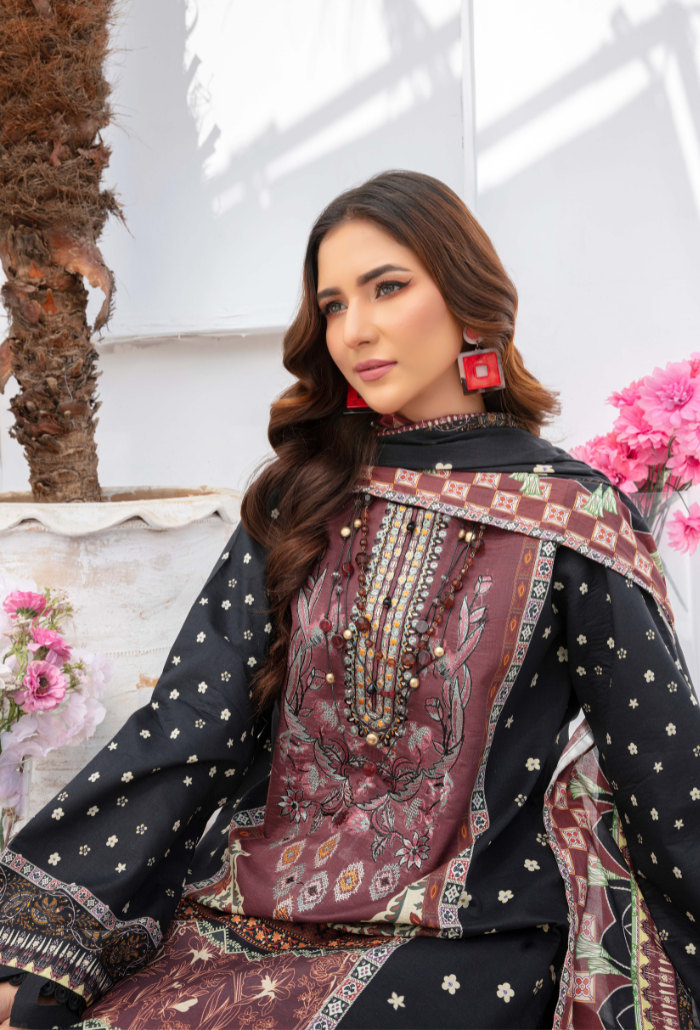 Humdum | Saira Bano Lawn 24 | D09 - Saira Saqlain