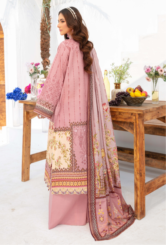 Humdum | Saira Bano Lawn 24 | D01 - Saira Saqlain