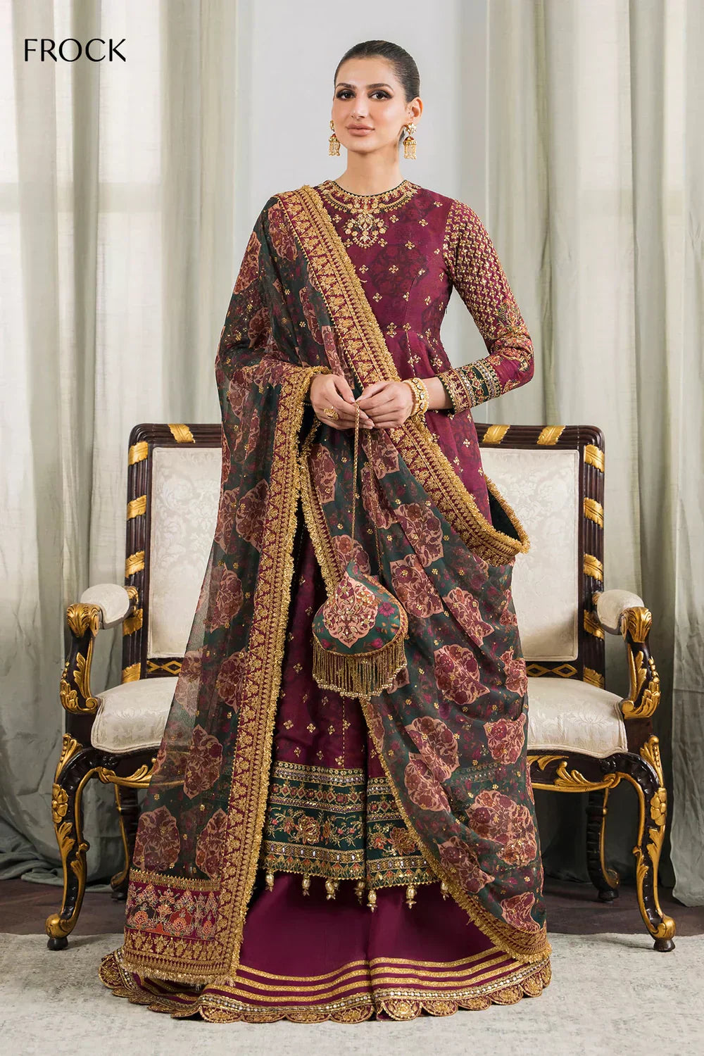Baroque | Chantelle Embroidered Collection | CH12-03 - Saira Saqlain