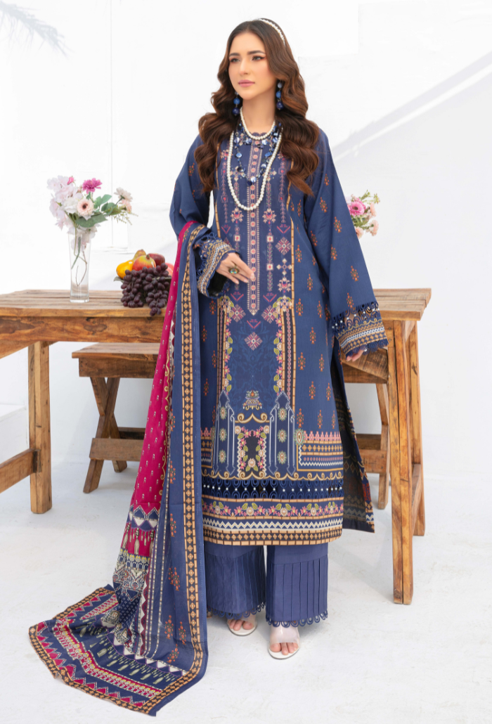 Humdum | Saira Bano Lawn 24 | D05 - Saira Saqlain