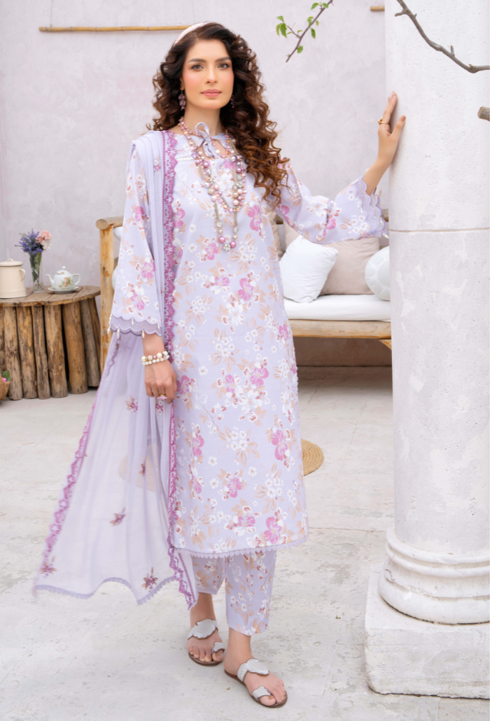 Humdum | Gardenia Lawn 24 | PLG 3 - D05 - Saira Saqlain