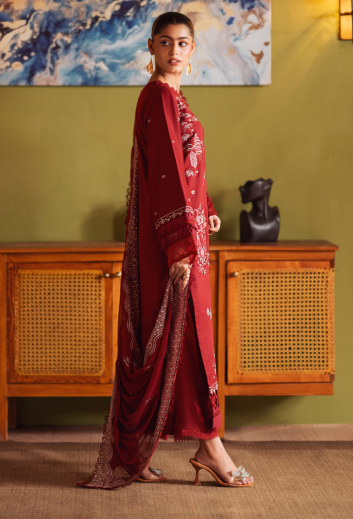 Humdum | Lala Rukh Lawn | Lalarukh - D01 -   Ladies Clothes -  Saira Saqlain