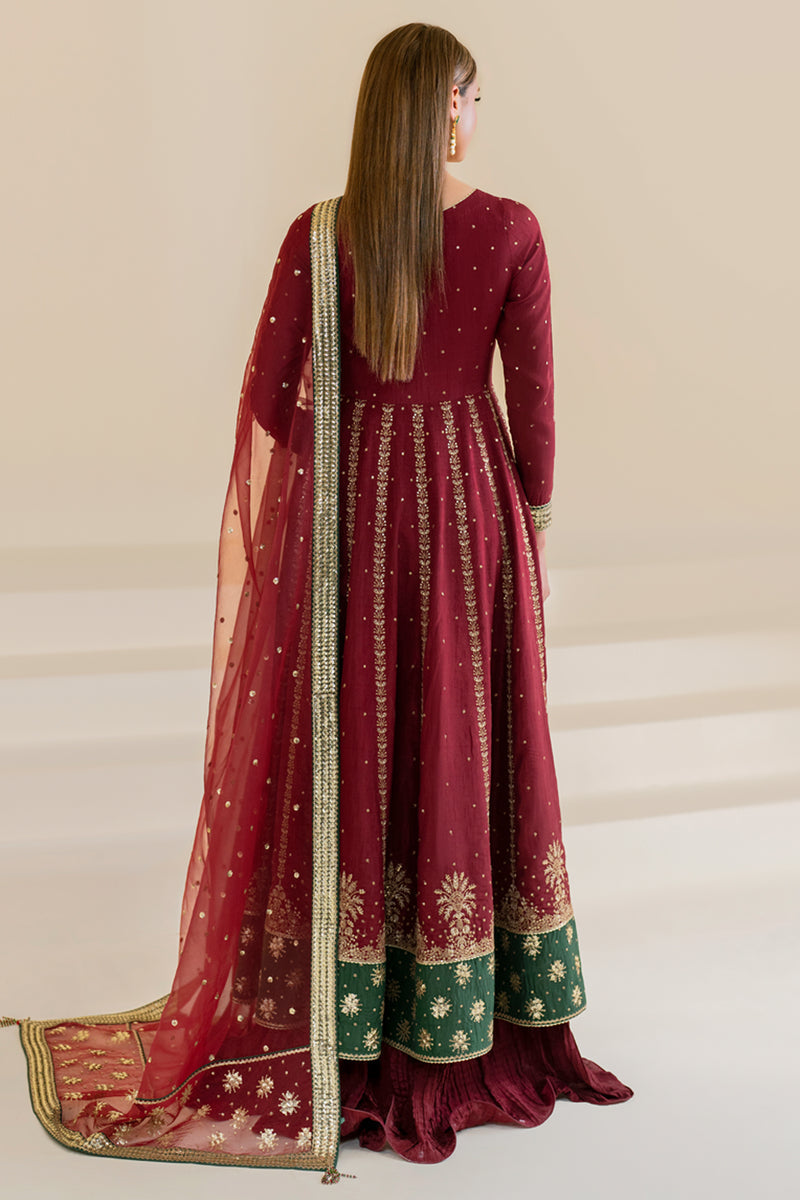 Jazmin | Formals Collection | Raw Silk UR-7018 - Saira Saqlain