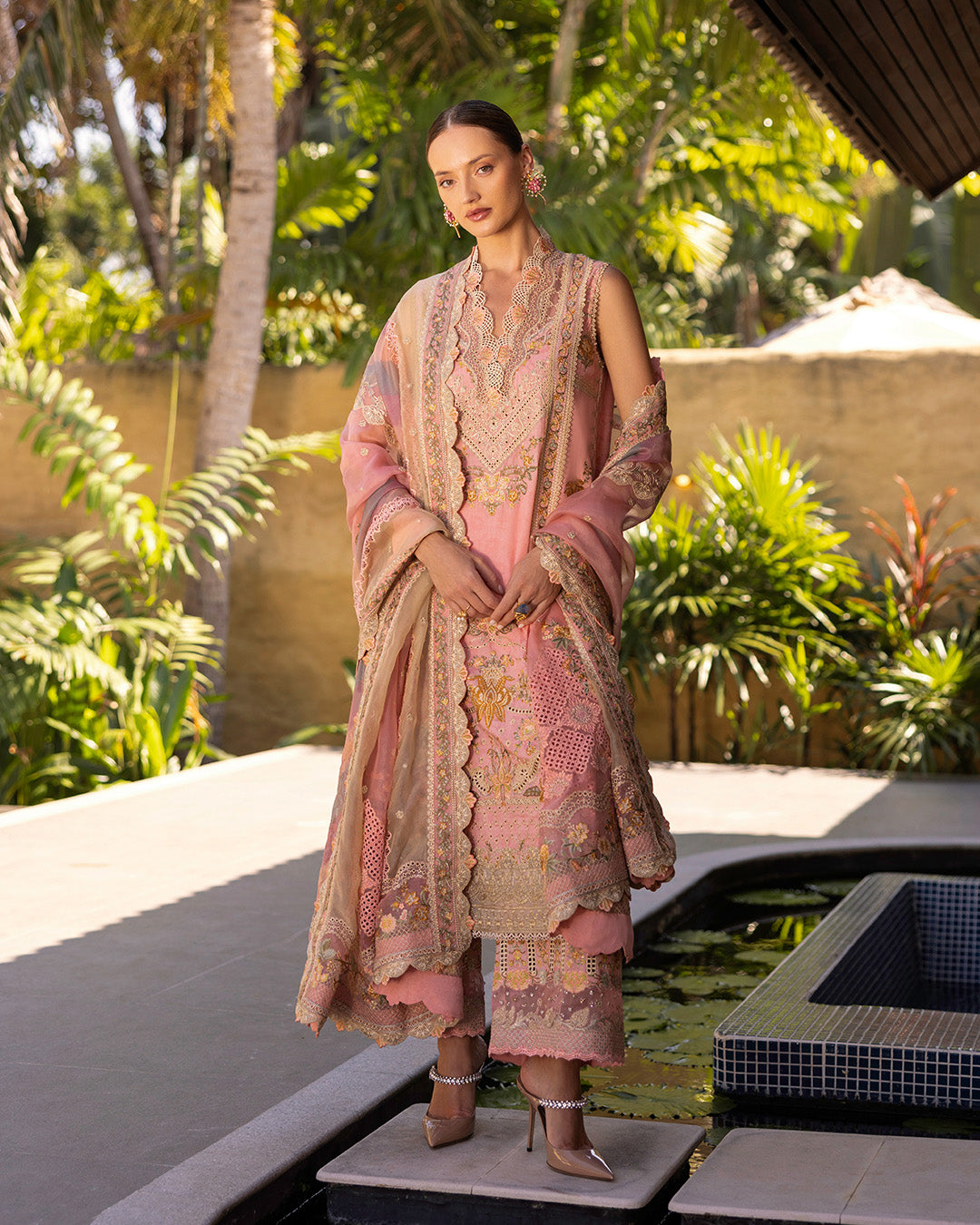 Faiza Saqlain | Zinnia Lawn 25 | Peony -  Faiza Saqlain Ladies Clothes -  House of Maryam