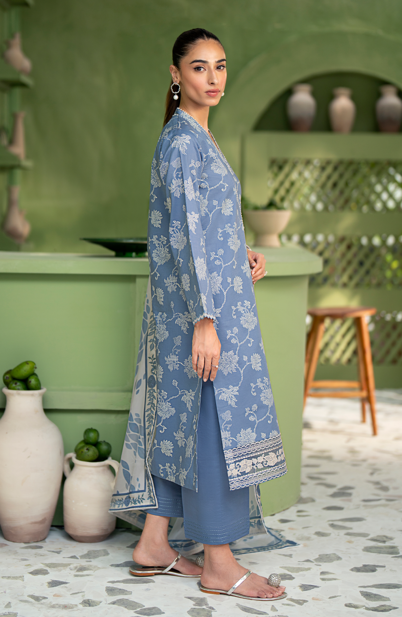 Seran | Artisan Lawn 25 | AEGEAN - Saira Saqlain