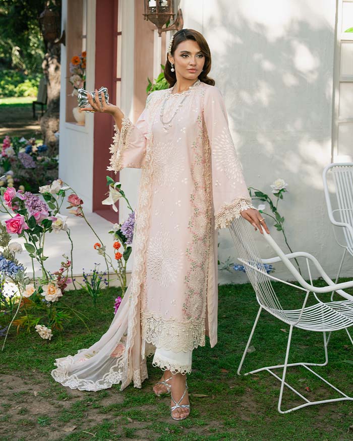 Zevk | Flora Festive Lawn | LOTUS -   Ladies Clothes -  Saira Saqlain