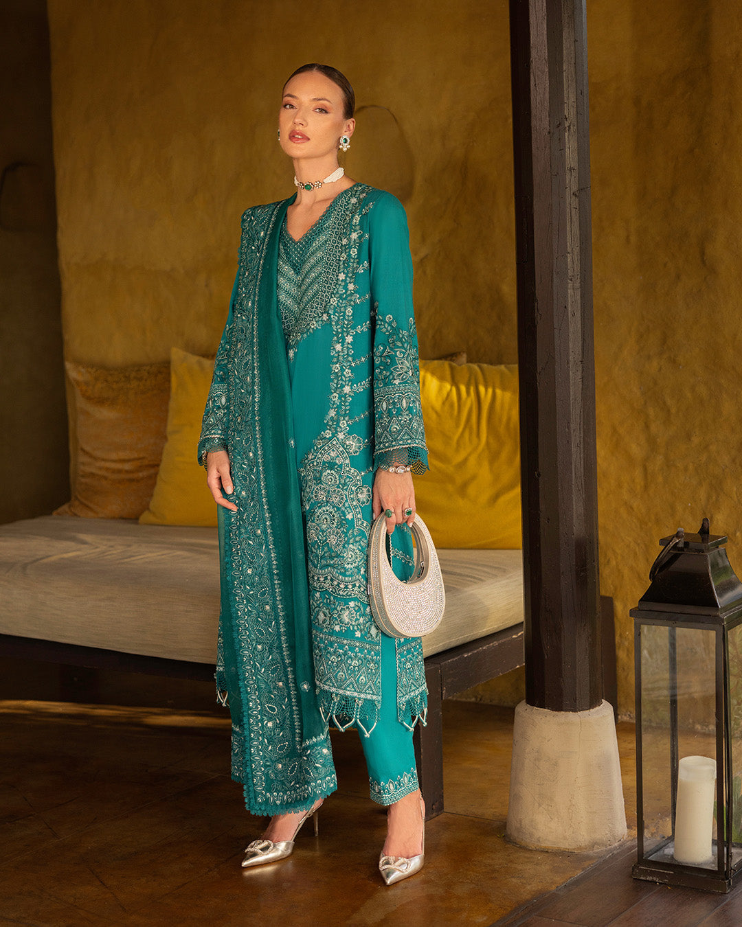 Faiza Saqlain | Zinnia Lawn 25 | Calla -  Faiza Saqlain Ladies Clothes -  House of Maryam