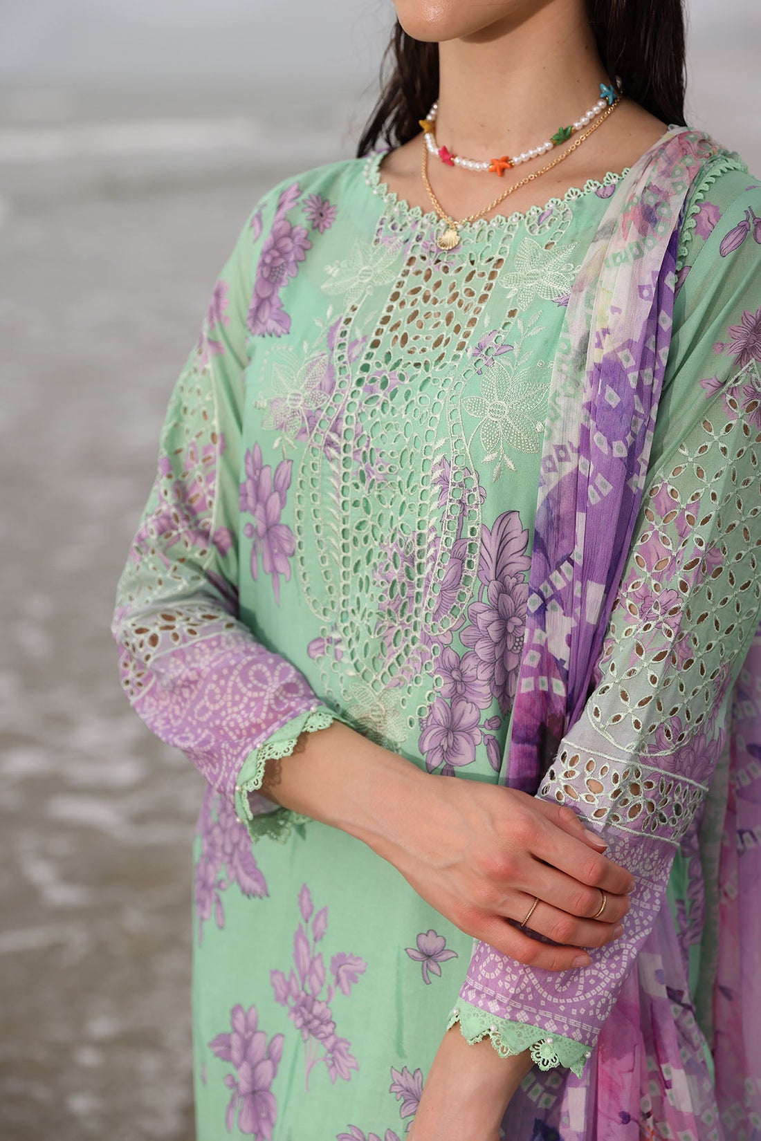 Nureh | Gardenia Embroidered Lawn 25 | NSG-174 -   Ladies Clothes -  Saira Saqlain