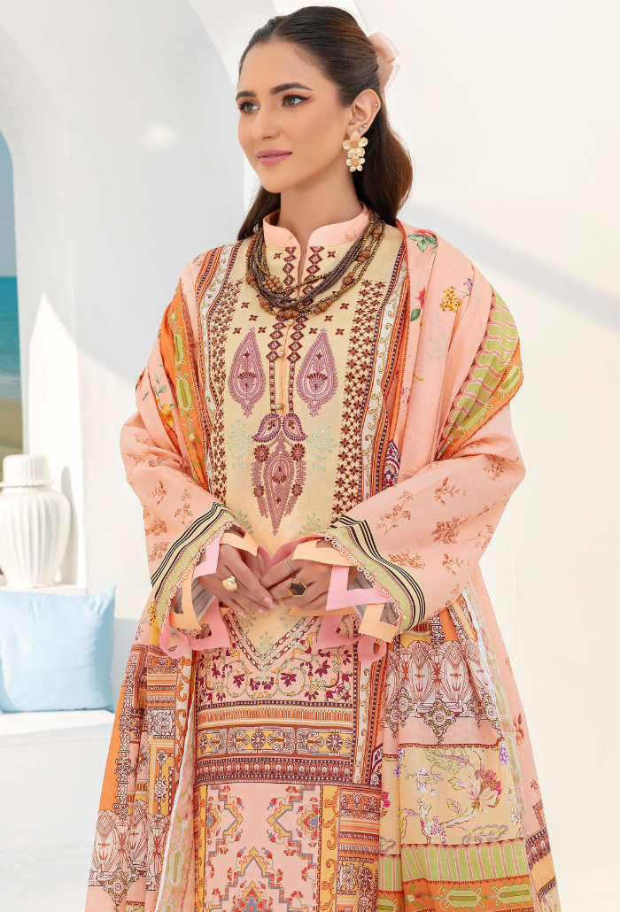 Humdum | Saira Bano Lawn 24 | D10 - Saira Saqlain