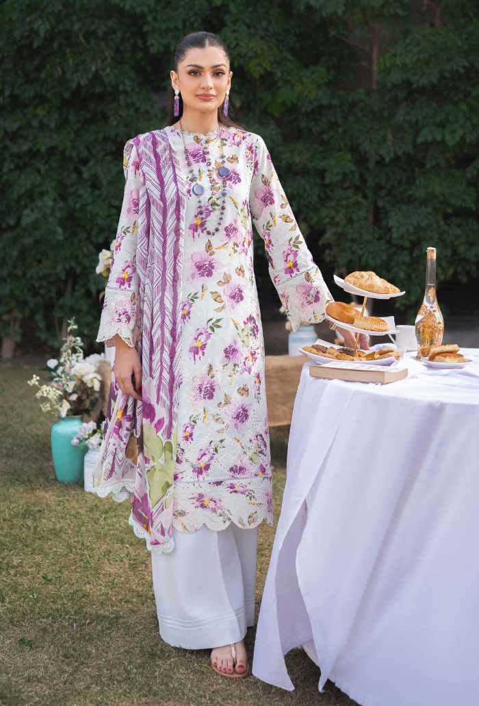 Humdum | Gardenia Lawn 24 | Printkari Lawn PLG 10 - Saira Saqlain
