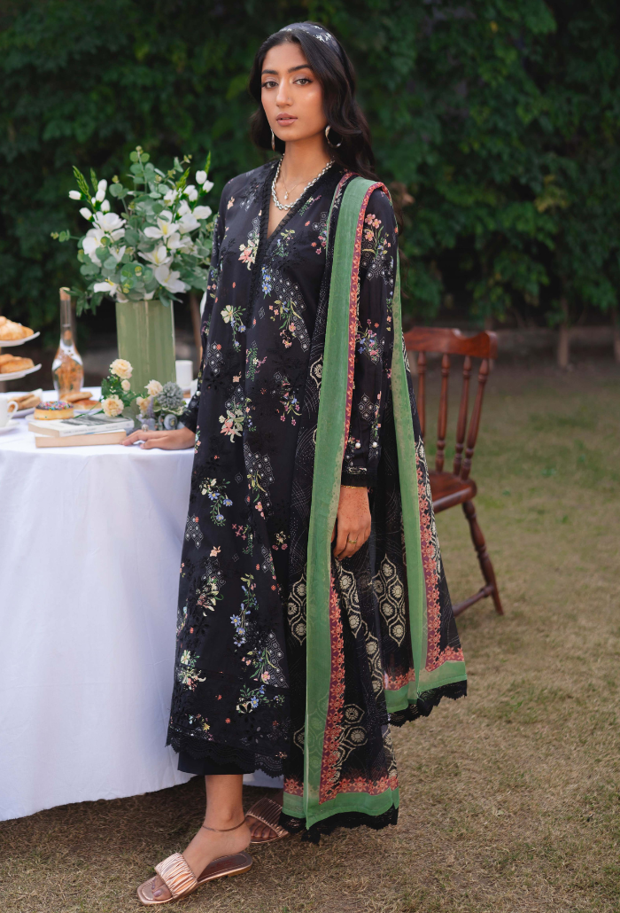 Humdum | Gardenia Lawn 24 |Printkari Lawn - PLG 01 - Saira Saqlain