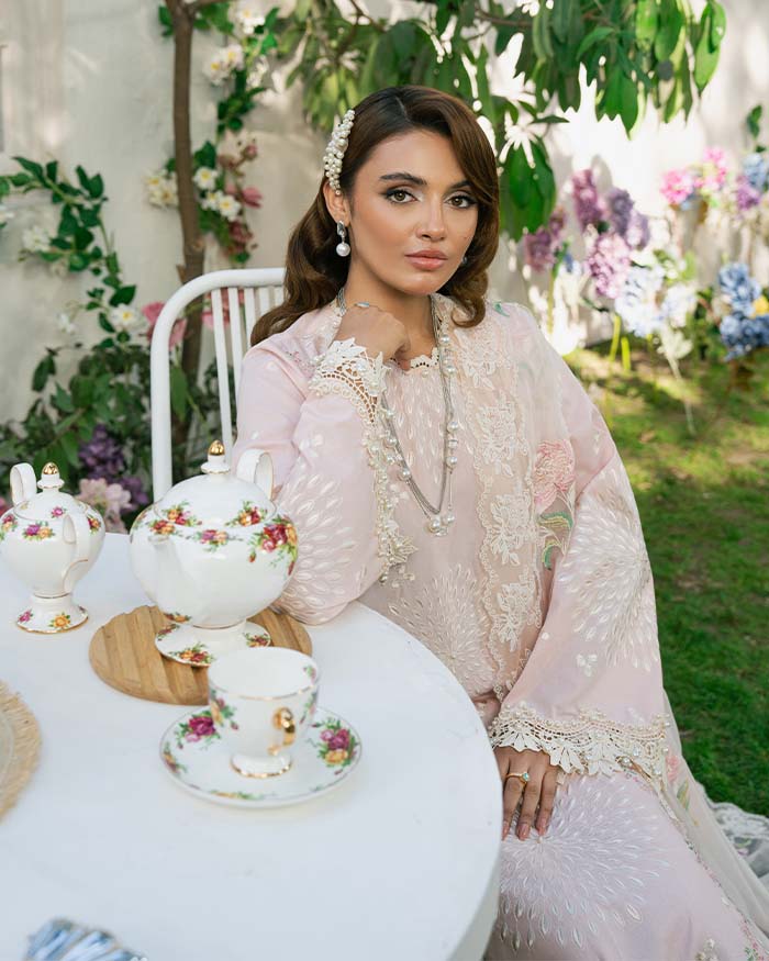 Zevk | Flora Festive Lawn | LOTUS -   Ladies Clothes -  Saira Saqlain