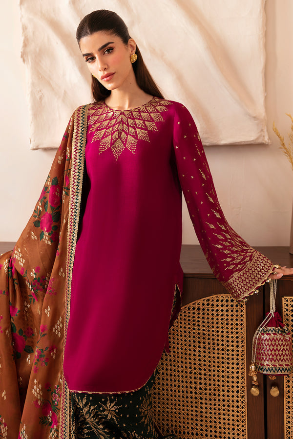 Jazmin | Formals Collection | Raw Silk UR-7038 - Saira Saqlain
