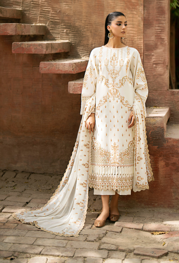 Humdum | Selin Lawn 25 | Selin - D02 -   Ladies Clothes -  Saira Saqlain