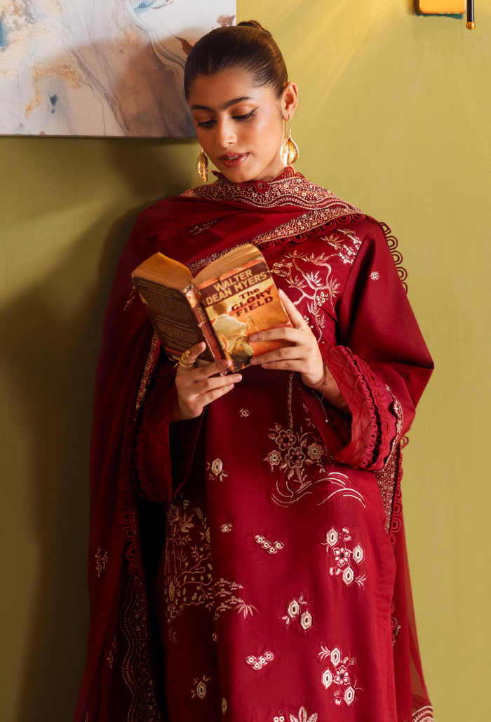 Humdum | Lala Rukh Lawn | Lalarukh - D01 -   Ladies Clothes -  Saira Saqlain