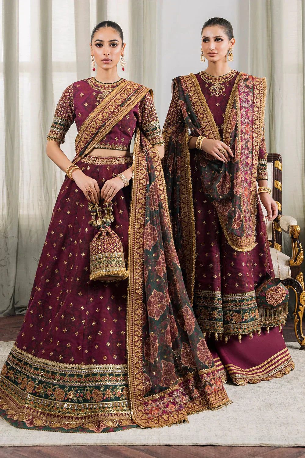 Baroque | Chantelle Embroidered Collection | CH12-03 - Saira Saqlain