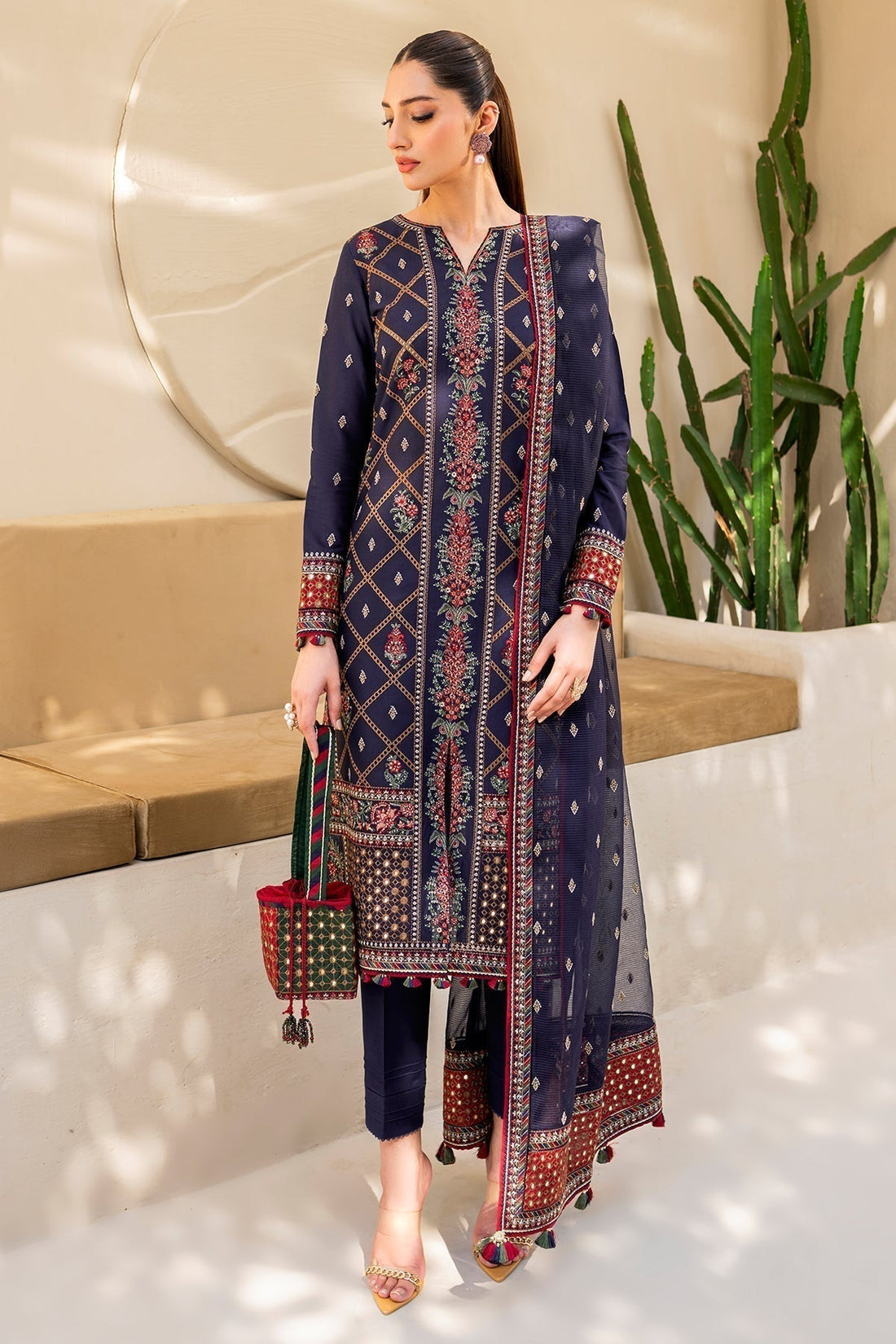 Jazmin | Irish Lawn SS 24 | D6 - Saira Saqlain