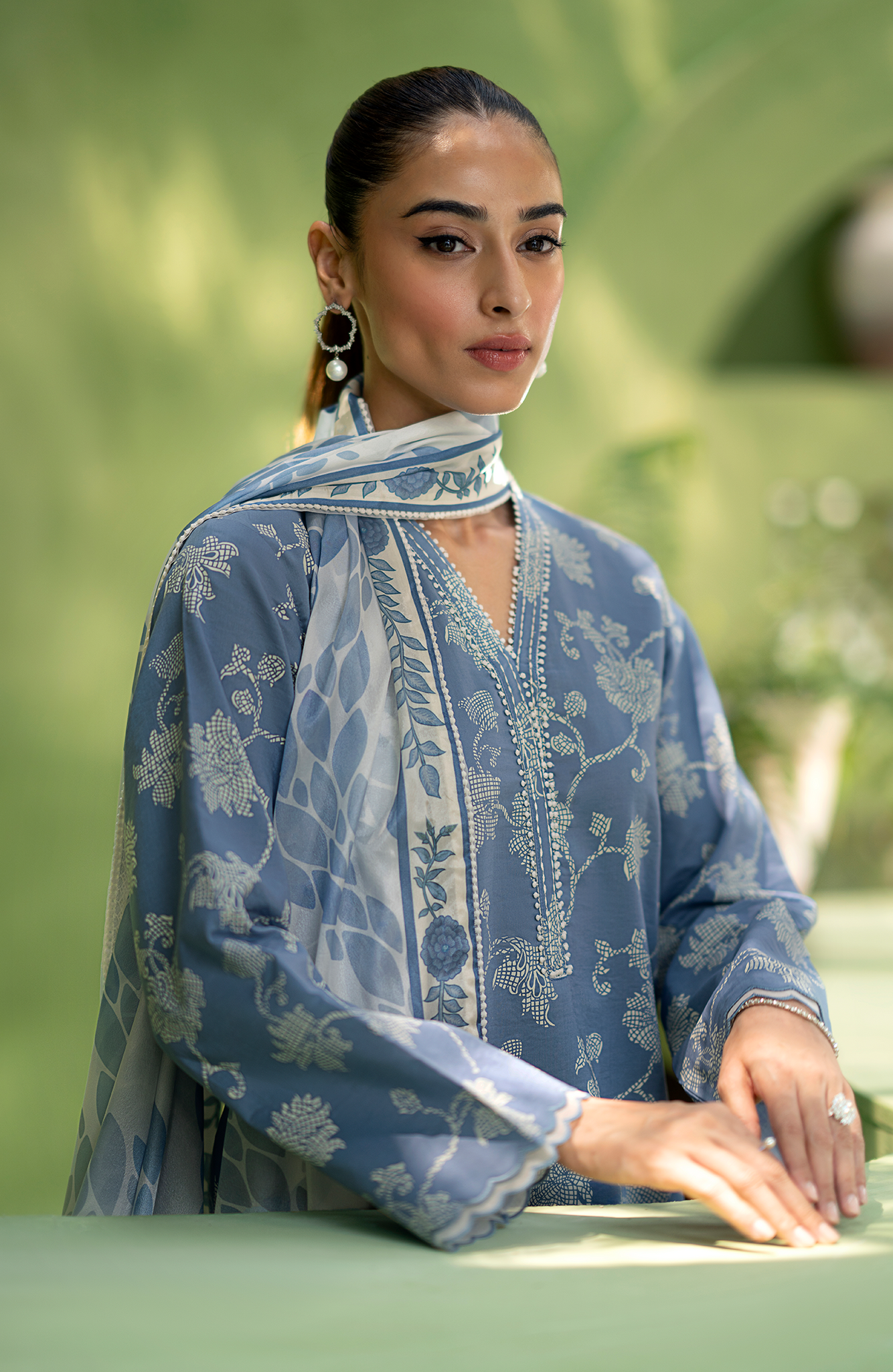 Seran | Artisan Lawn 25 | AEGEAN - Saira Saqlain